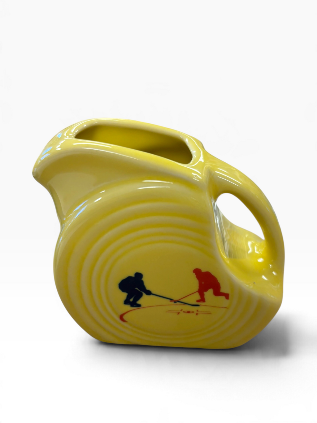 Fiesta Hockey Player on Sunflower Mini Disc Mini Disk