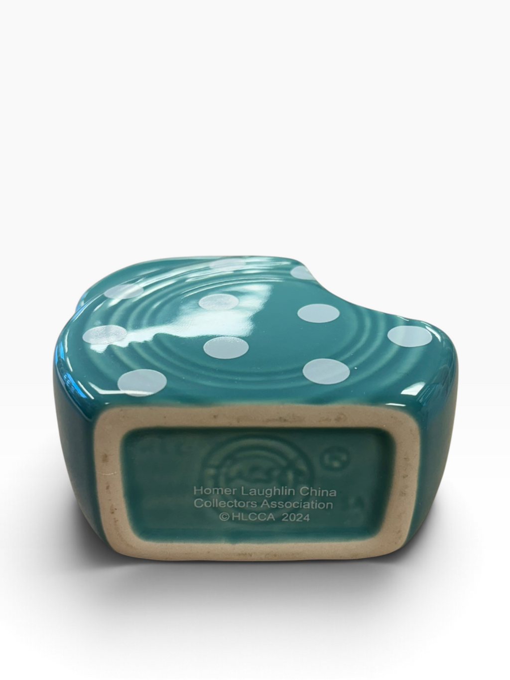 Fiesta HLCCA 2024 White Dots on Turquoise Mini Disc HLCCA Conference