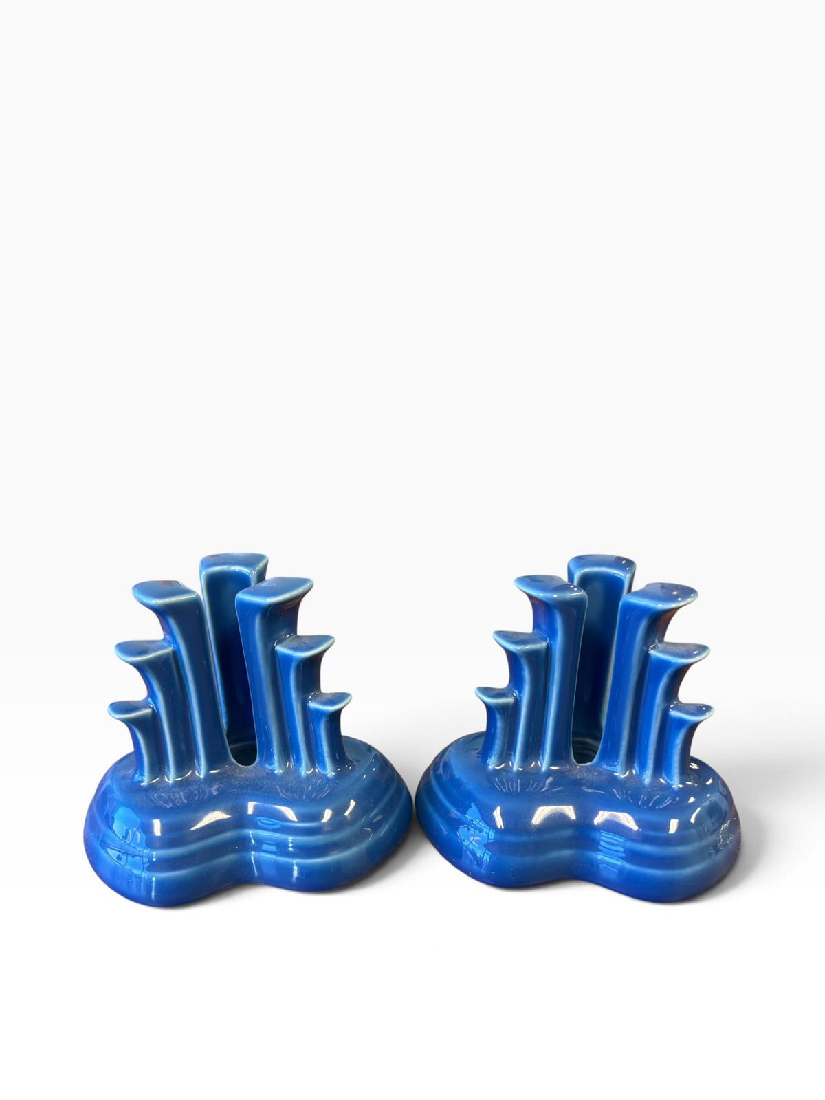 Fiesta Lapis Pyramid Candle Holder Pair 148/600
