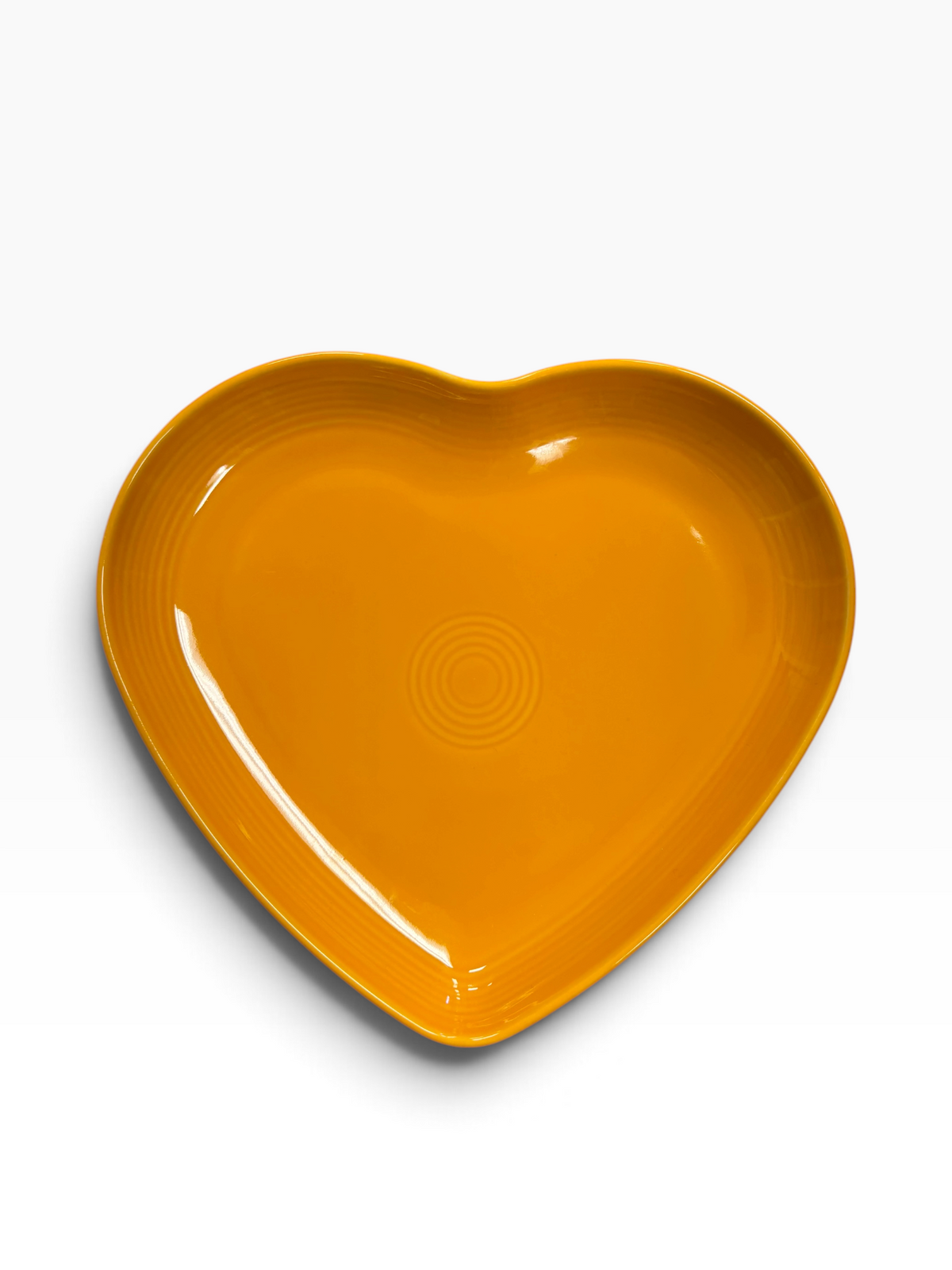 Fiesta Butterscotch Heart Plate Heart Shaped Plate 9"