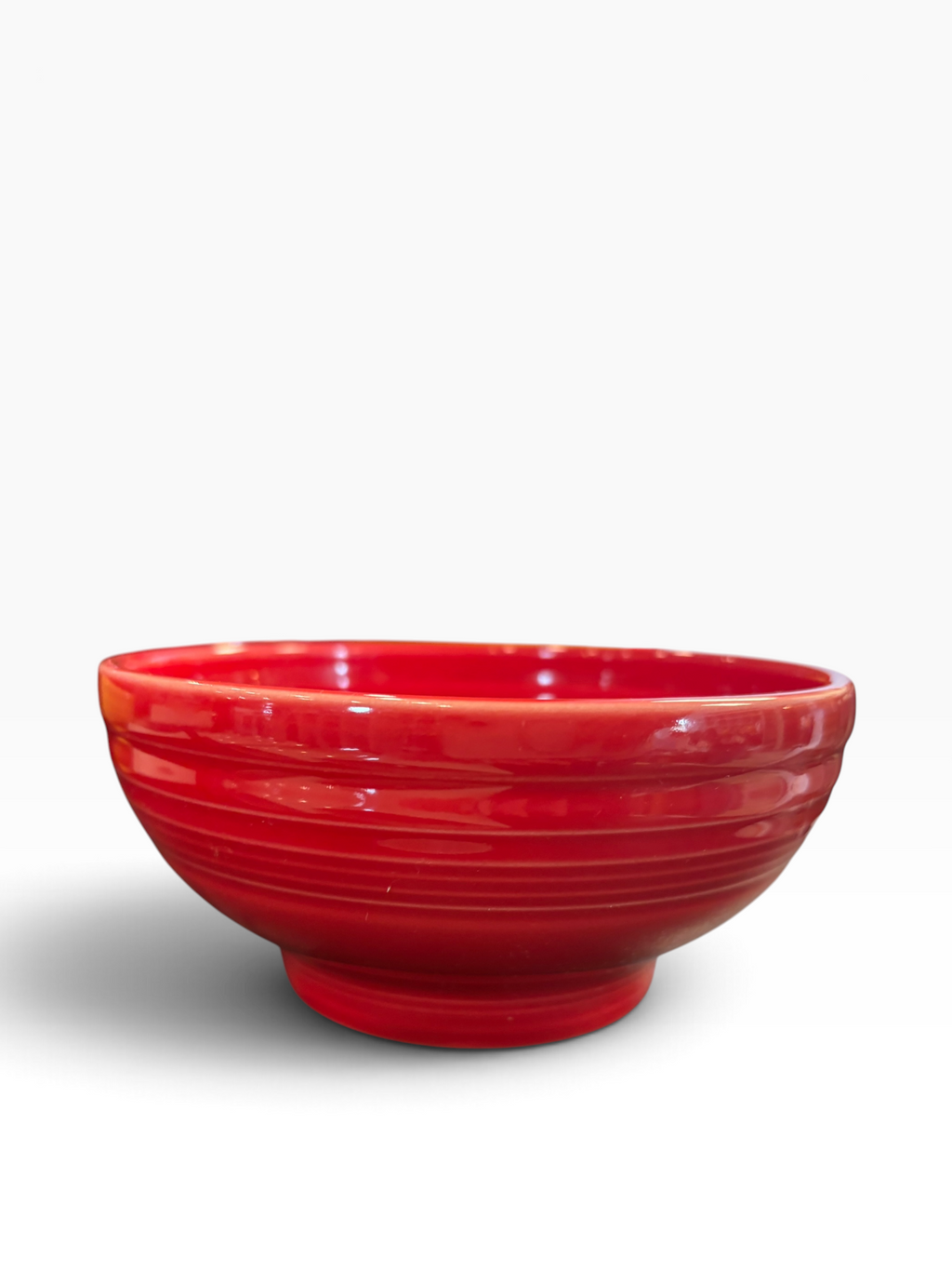 Fiesta Scarlet Medium Footed Bowl 6" Rice Bowl