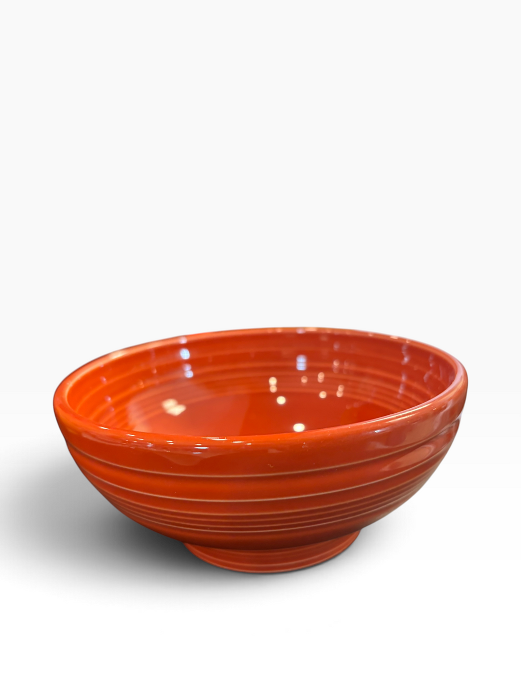 Fiesta Paprika Medium Footed Bowl 6" Rice Bowl