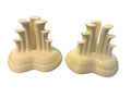 Fiesta Ivory Pyramid Candle Holder Pair 114/250
