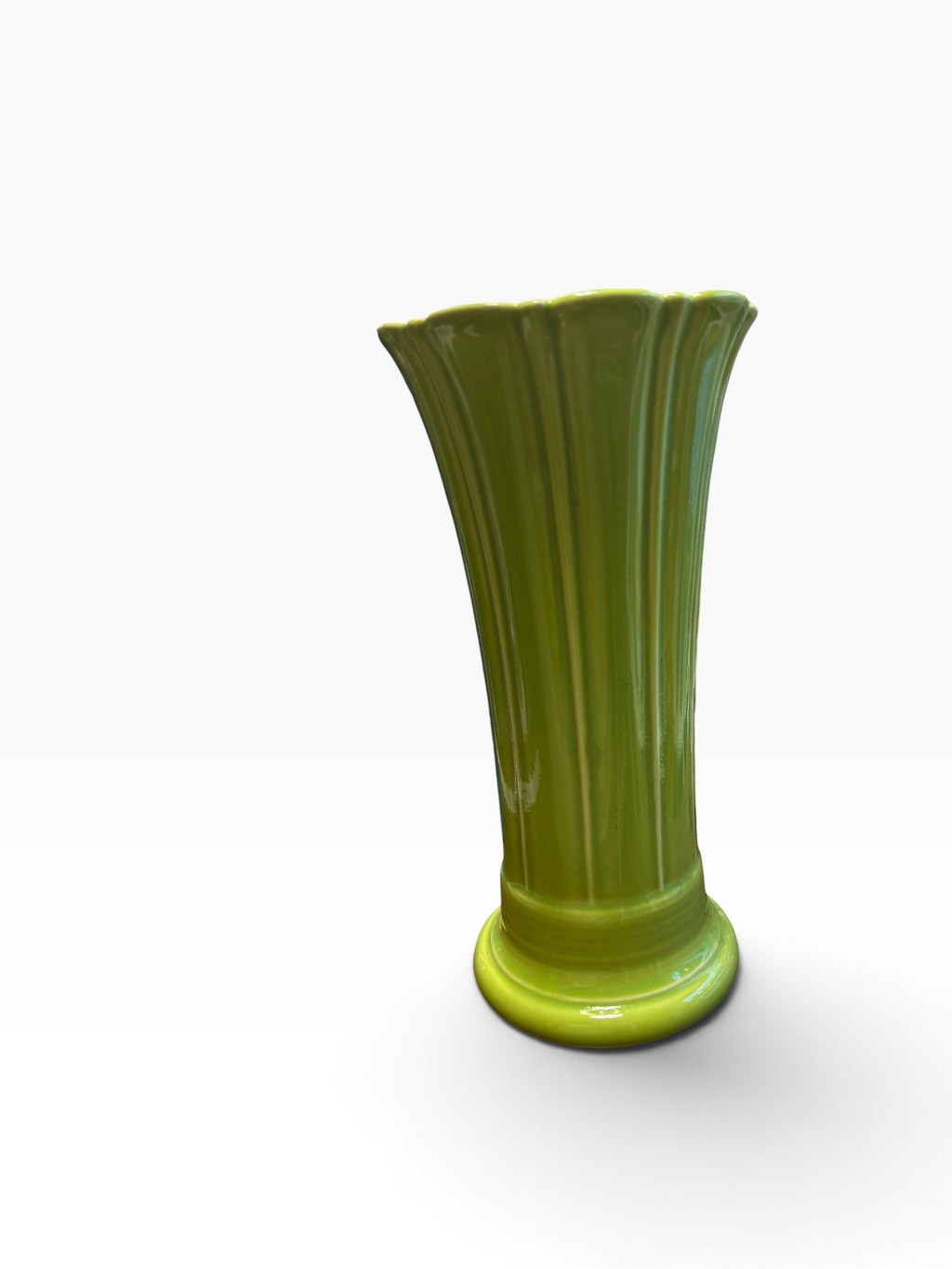 Fiesta Chartreuse Medium 9 5/8" Vase Medium Flared Vase