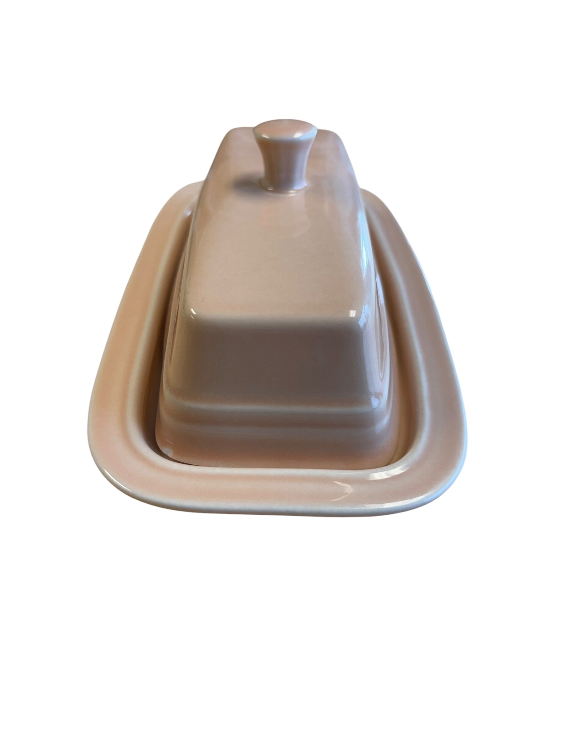 Fiesta Apricot Covered Butter Dish Small