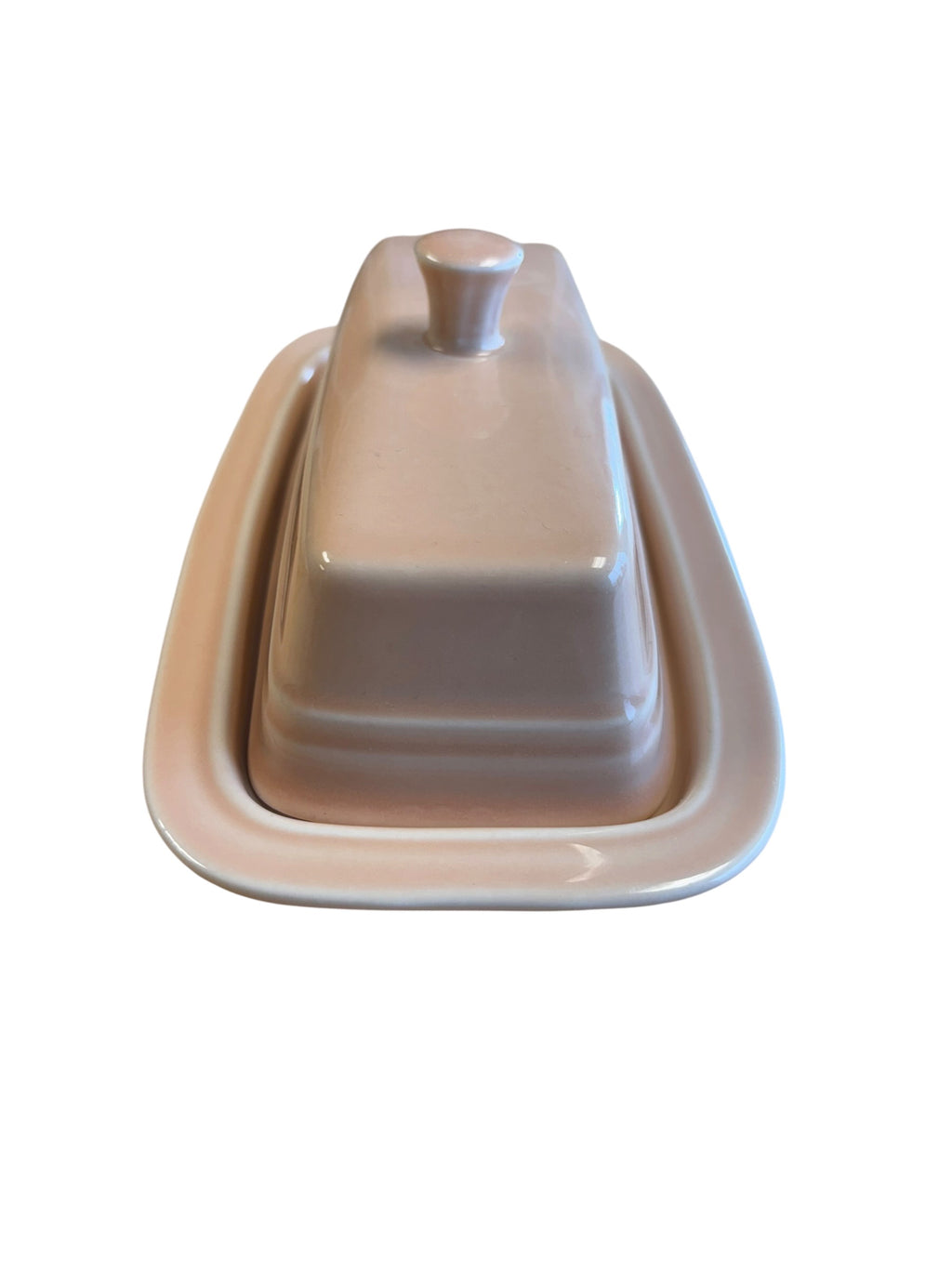 Fiesta Apricot Covered Butter Dish Small