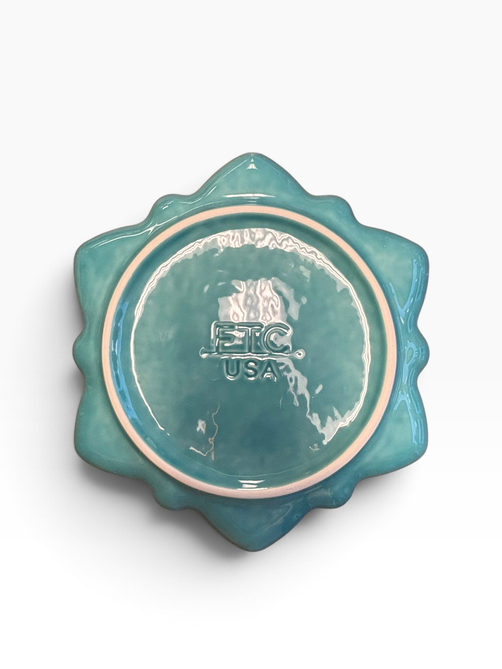 Fiesta Snowflake Shaped Plate Turquoise