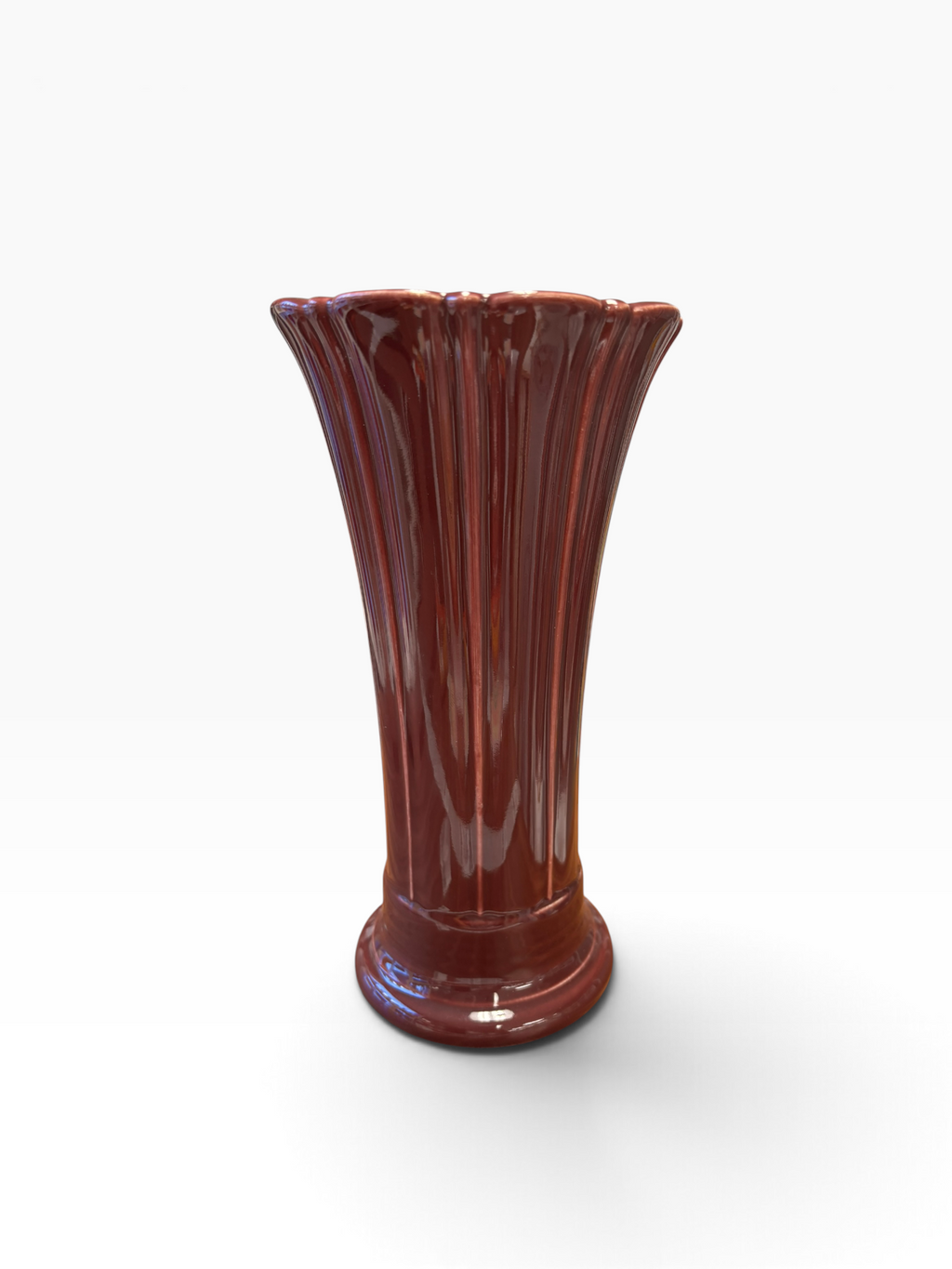 Fiesta Claret Medium 9 5/8" Vase Medium Flared Vase