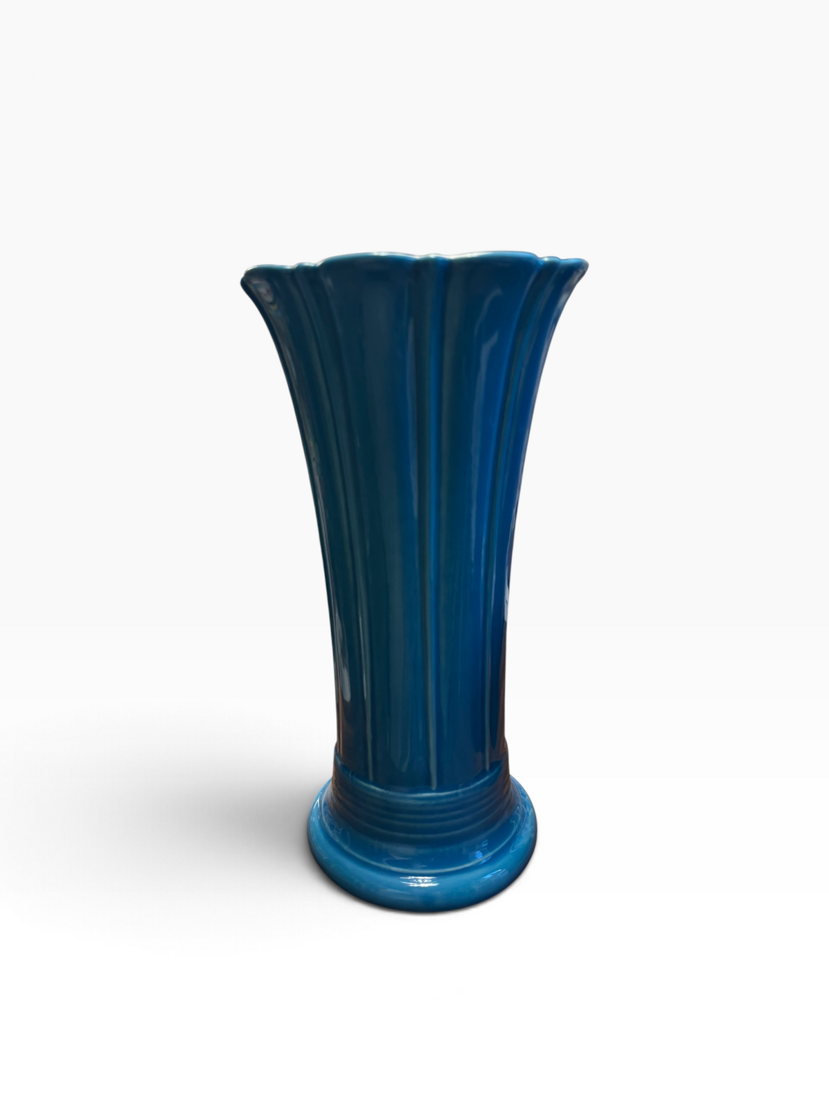 Fiesta Peacock Medium 9 5/8" Vase Medium Flared Vase