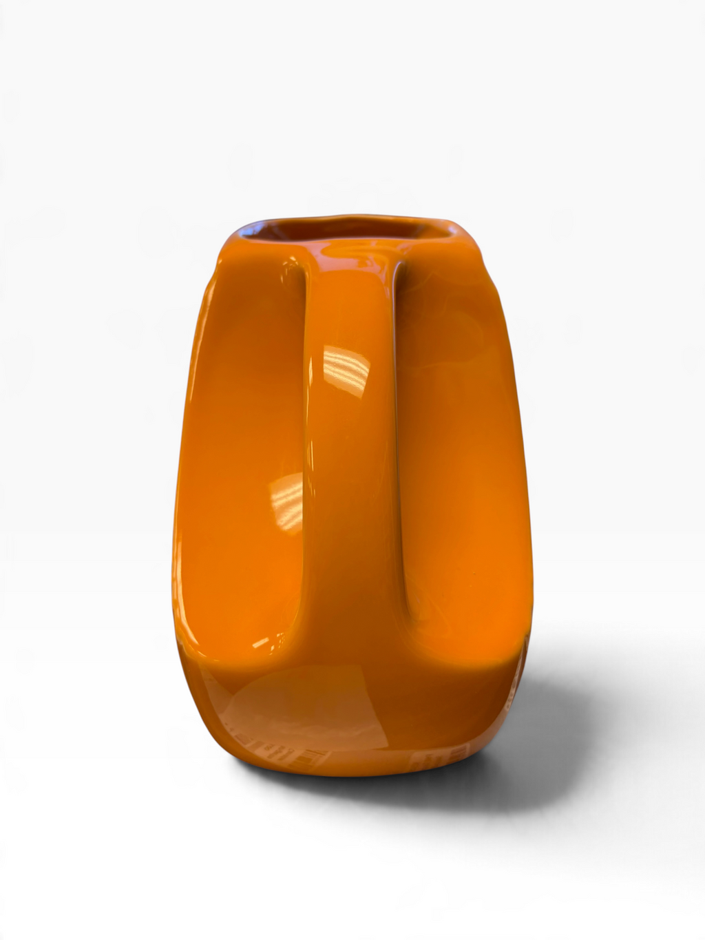 Fiesta Tangerine Large Disk Disc Pitcher 67 oz