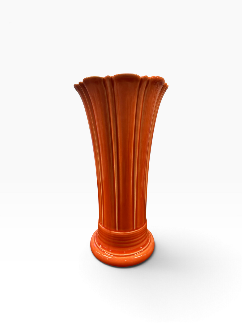 Fiesta Persimmon Medium 9 5/8" Vase Medium Flared Vase
