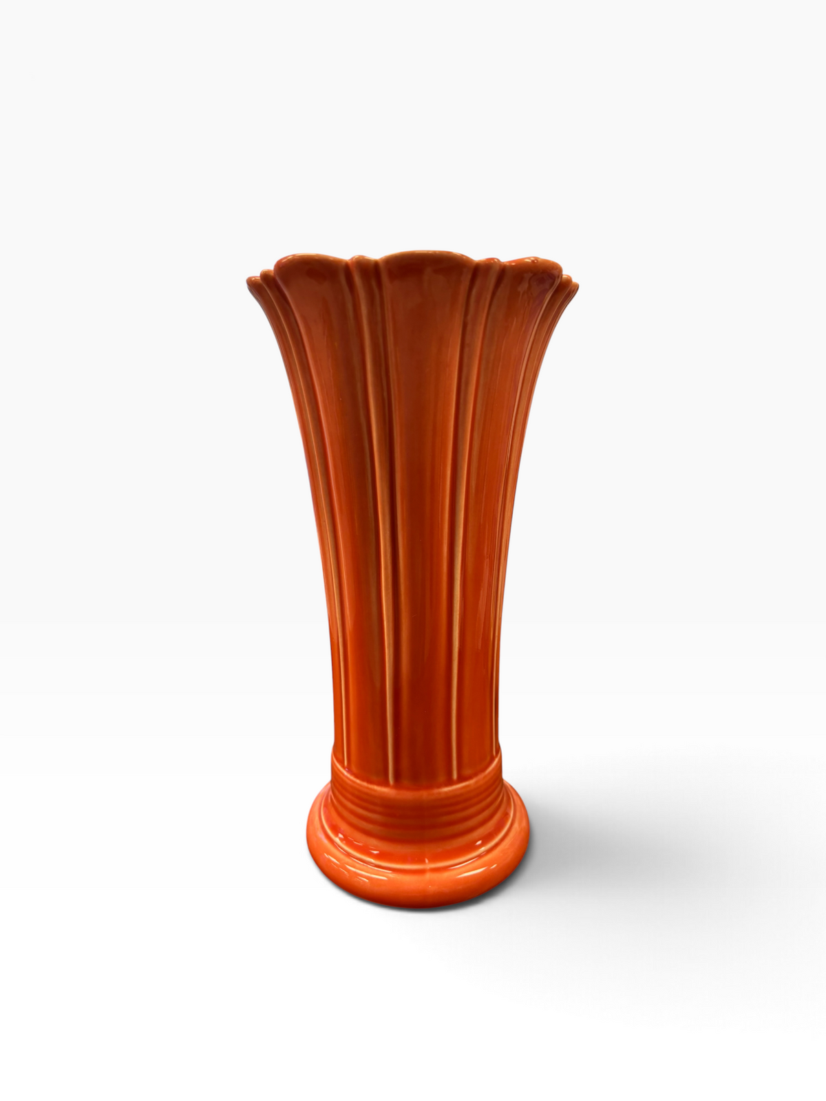 Fiesta Persimmon Medium 9 5/8" Vase Medium Flared Vase