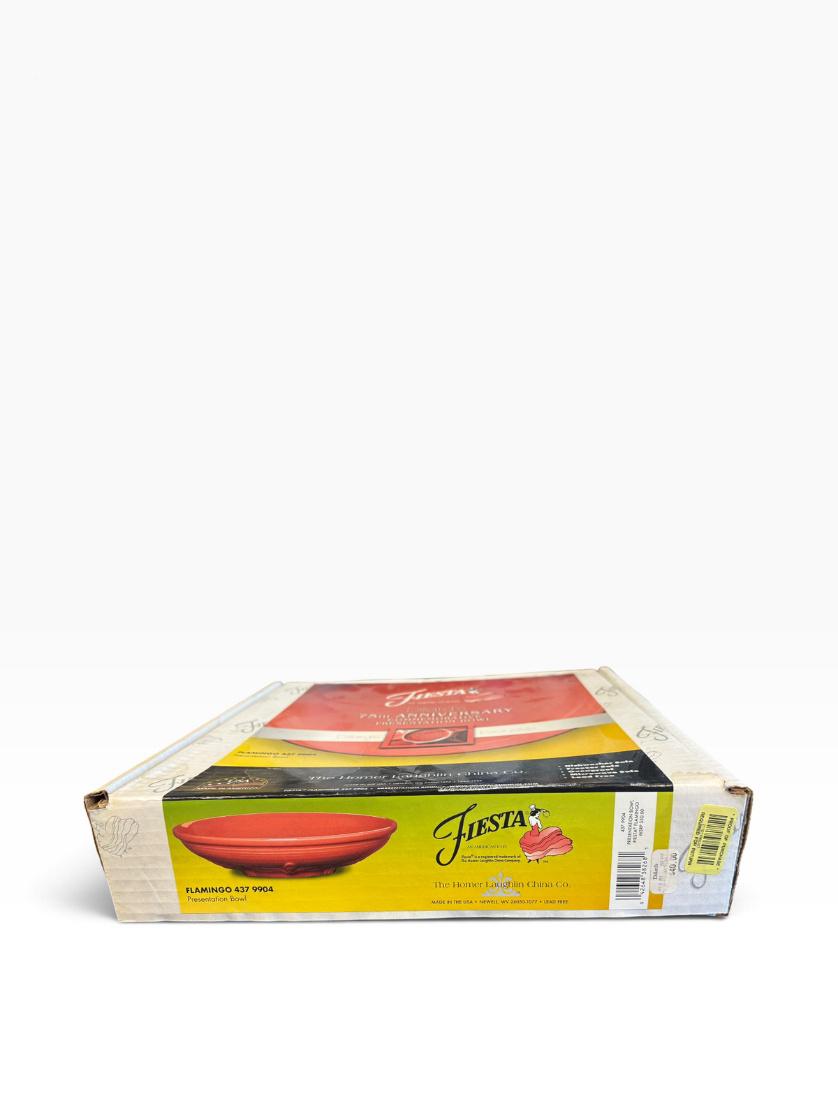 Fiesta Flamingo Presentation Bowl NIB 11.5" Dillard's Exclusive HTF Original Receipt