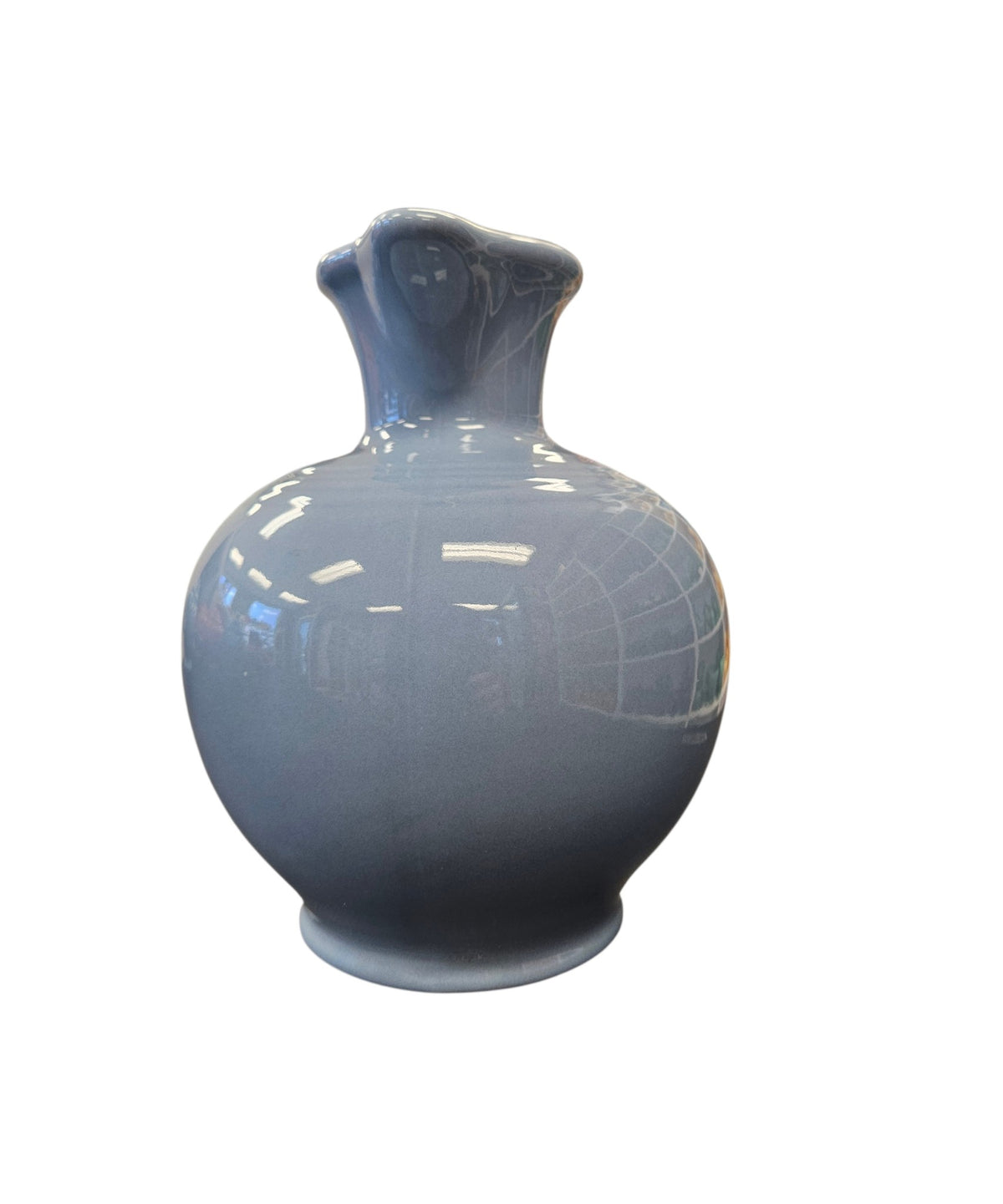 This is a Fiesta Fiestware small 60 Ounce Carafe in periwinkle. Lead-free Post 1986 Retired color retired shape
