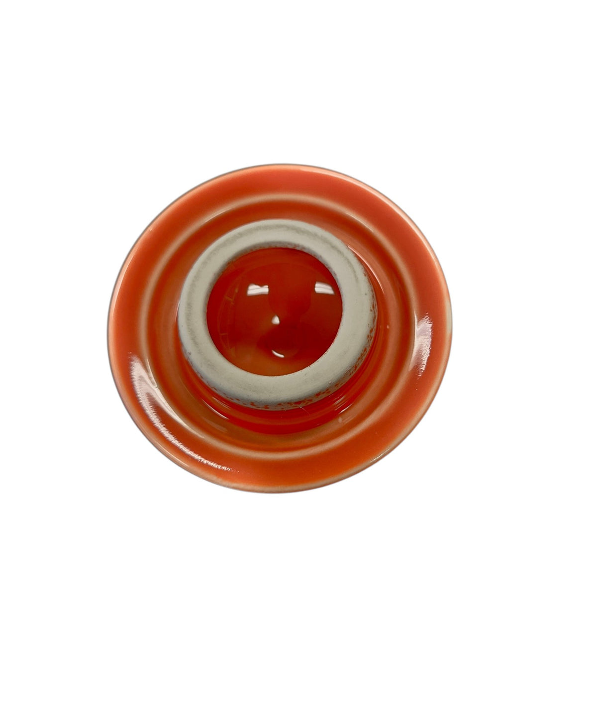 This is a Fiesta Fiestaware Five-cup 5-cup Ring Handled Tea Pot with Lid in Persimmon. lead-free, Post 1986, Retired Color Retired Shape
