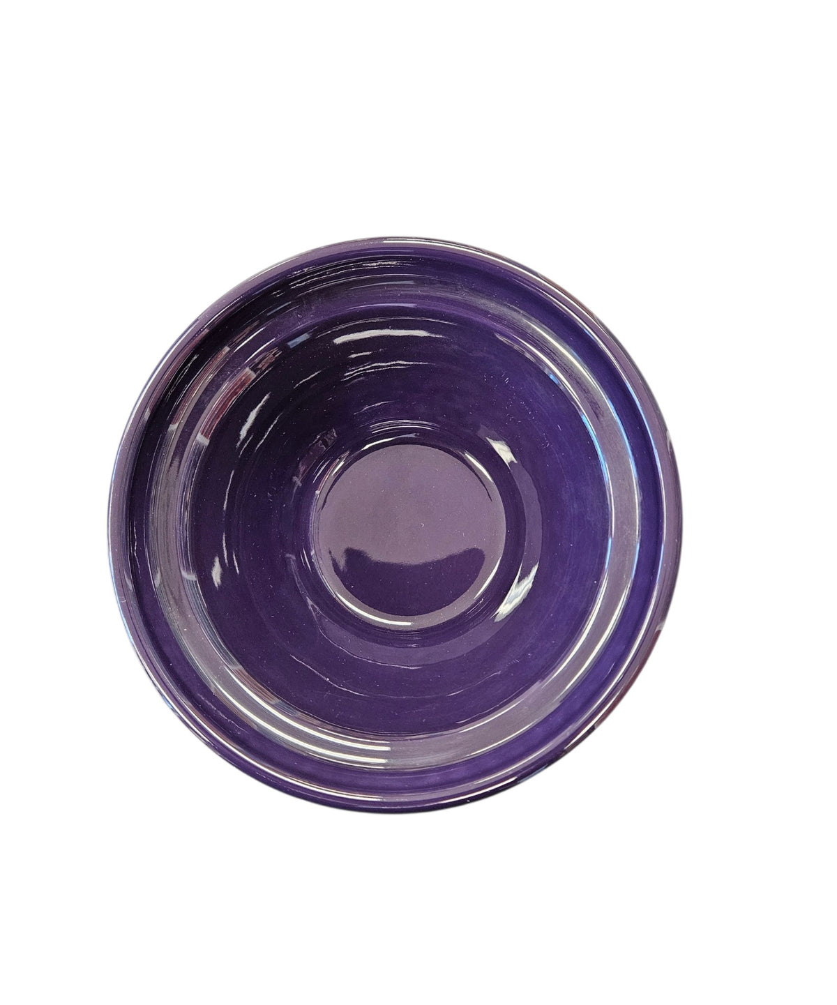 This is a Fiesta Fiestaware Hostess Bowl in plum. Post 1986 Retired Color Retired Shape Lead Free
