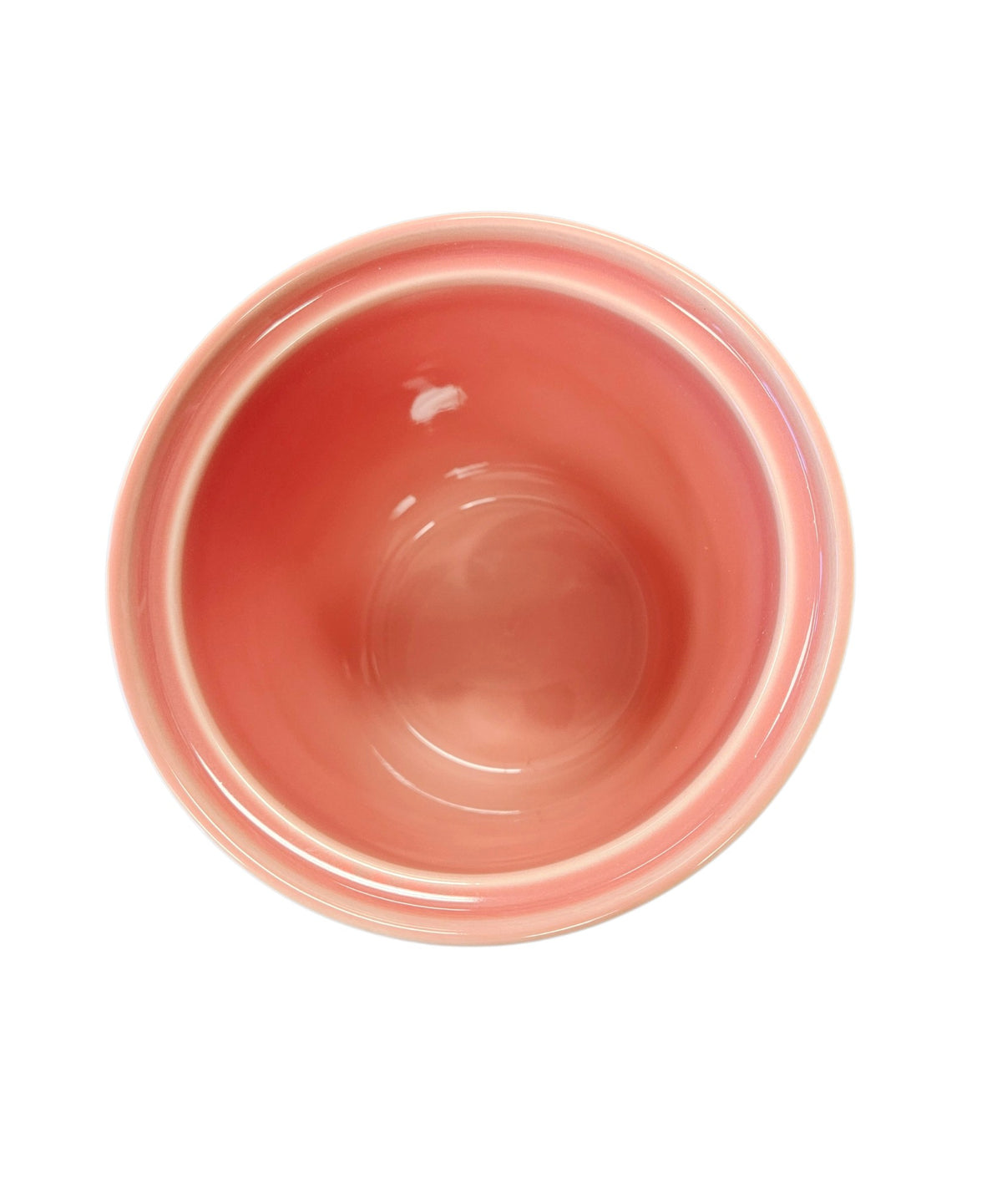 This is a Fiesta Fiestware medium 2 quart Chevon canister in Peony. Lead-free Post 1986 Retired Shape
