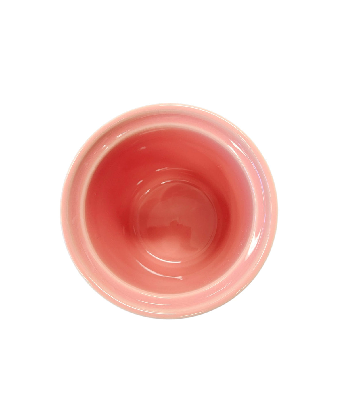 This is a Fiesta Fiestware small 1 quart Chevon canister in Peony. Lead-free Post 1986 Retired Shape
