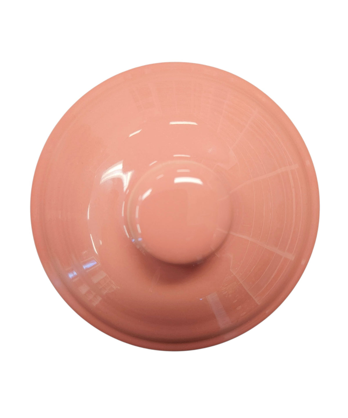This is a Fiesta Fiestware small 1 quart Chevon canister in Peony. Lead-free Post 1986 Retired Shape

