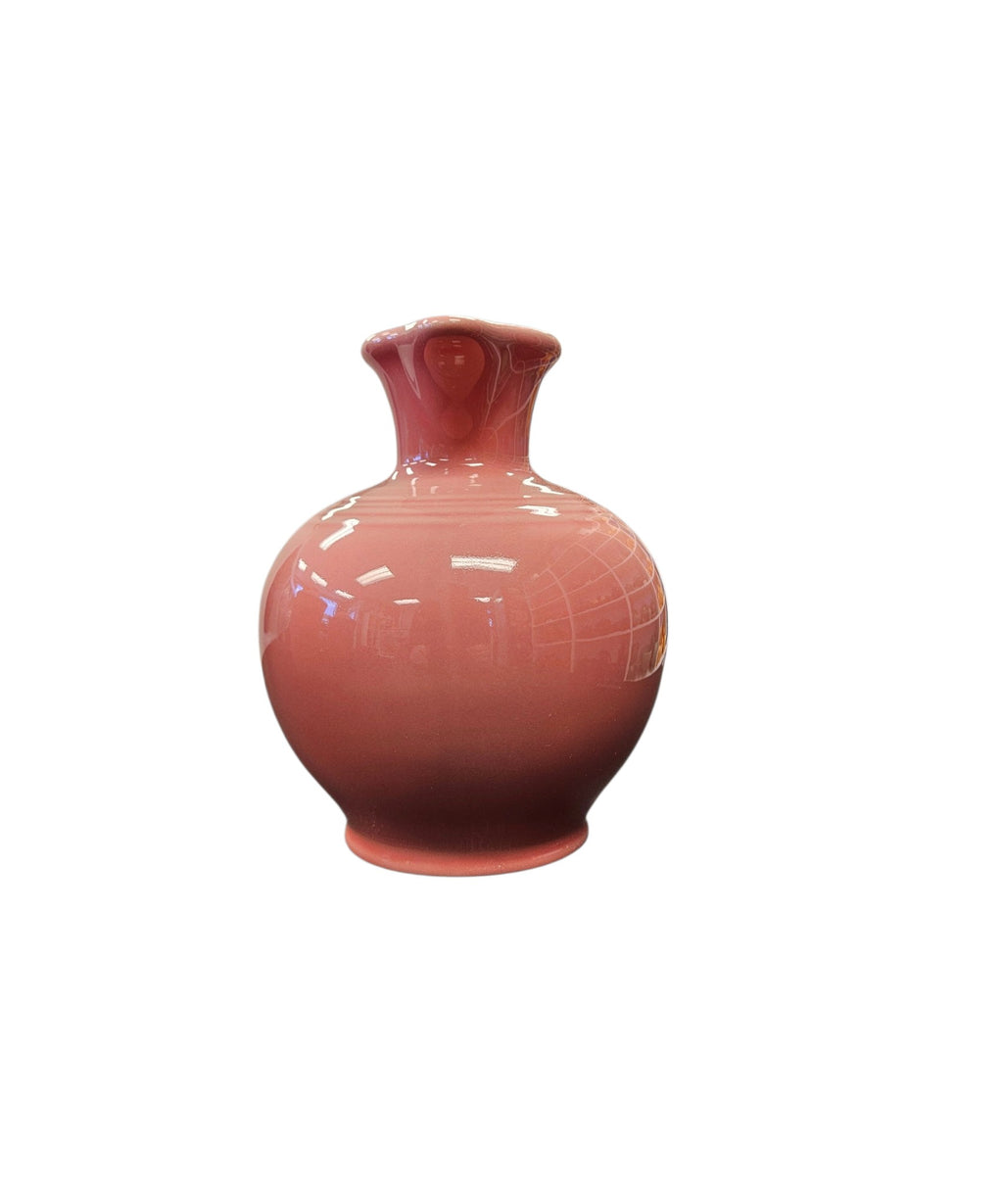 This is a Fiesta Fiestware small 60 Ounce Carafe in peony. Lead-free Post 1986 retired shape
