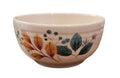 This is a Fiesta Fiestaware Small Bistro Bowl featuring the Autumn Fields decal on Linen. lead-free, Post 1986, Fall, Leaves, Acorns, Greenery

