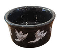 This is a Fiesta fiestaware Ramekin bowl featuring the Ghost decal on slate. Lead free, Post 1986, Halloween, Retired Color, Retired Decal.

