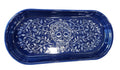 This is Fiesta fiestware Bread Tray featuring the Skull & Vine decal on twilight. Lead free, post 1986,  retired decal, retired color, Halloween
