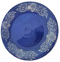 This is Fiesta fiestware Classic Chop Plate featuring the Skull & Vine border decal on twilight. Lead free, post 1986,  retired decal, retired color, Halloween

