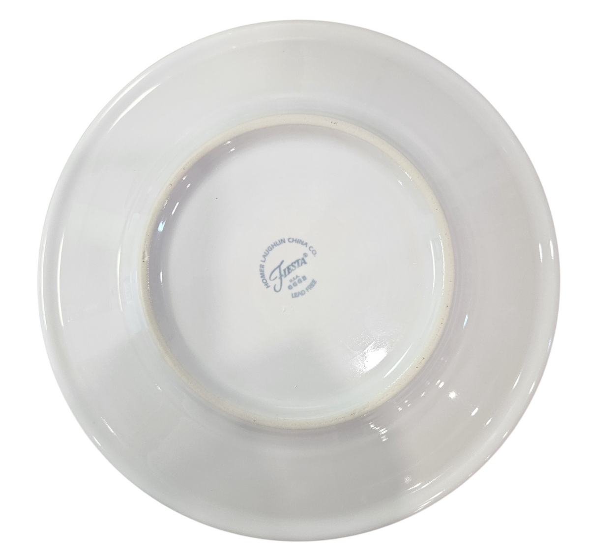 This is a Fiesta fiestaware Classic Luncheon Plate featuring the Belk Exclusive Autumn Farm Truck decal on white. Lead free, post 1986,  retired decal, Halloween, Fall, Pumpkin, Thanksgiving
