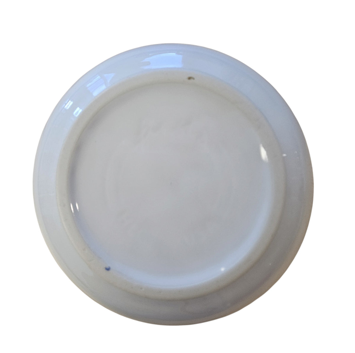 This is a Fiesta Fiestaware Gusto Bowl featuring Bon-Ton's Peppermint decal on White. Post 1986, Lead-free, Decorated, Retired Decal, Christmas
