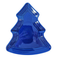 This is a Fiesta Fiestaware Tree Shaped Plate in Twilight. Post 1986, Lead-free, Christmas, Tree

