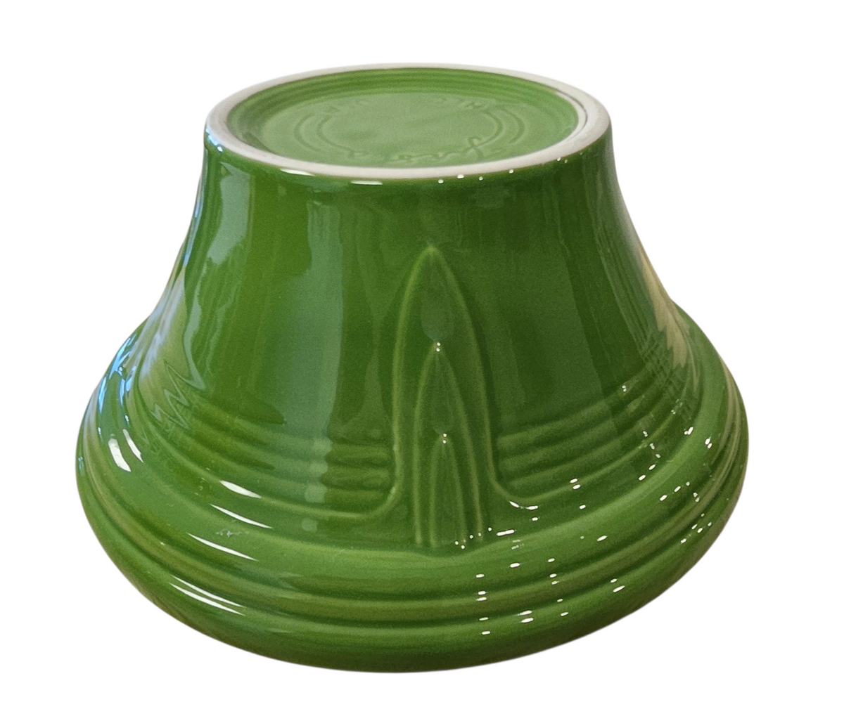 This is a Fiesta Fiestaware Hostess Bowl in shamrock. Post 1986 Retired Color Retired Shape Lead Free
