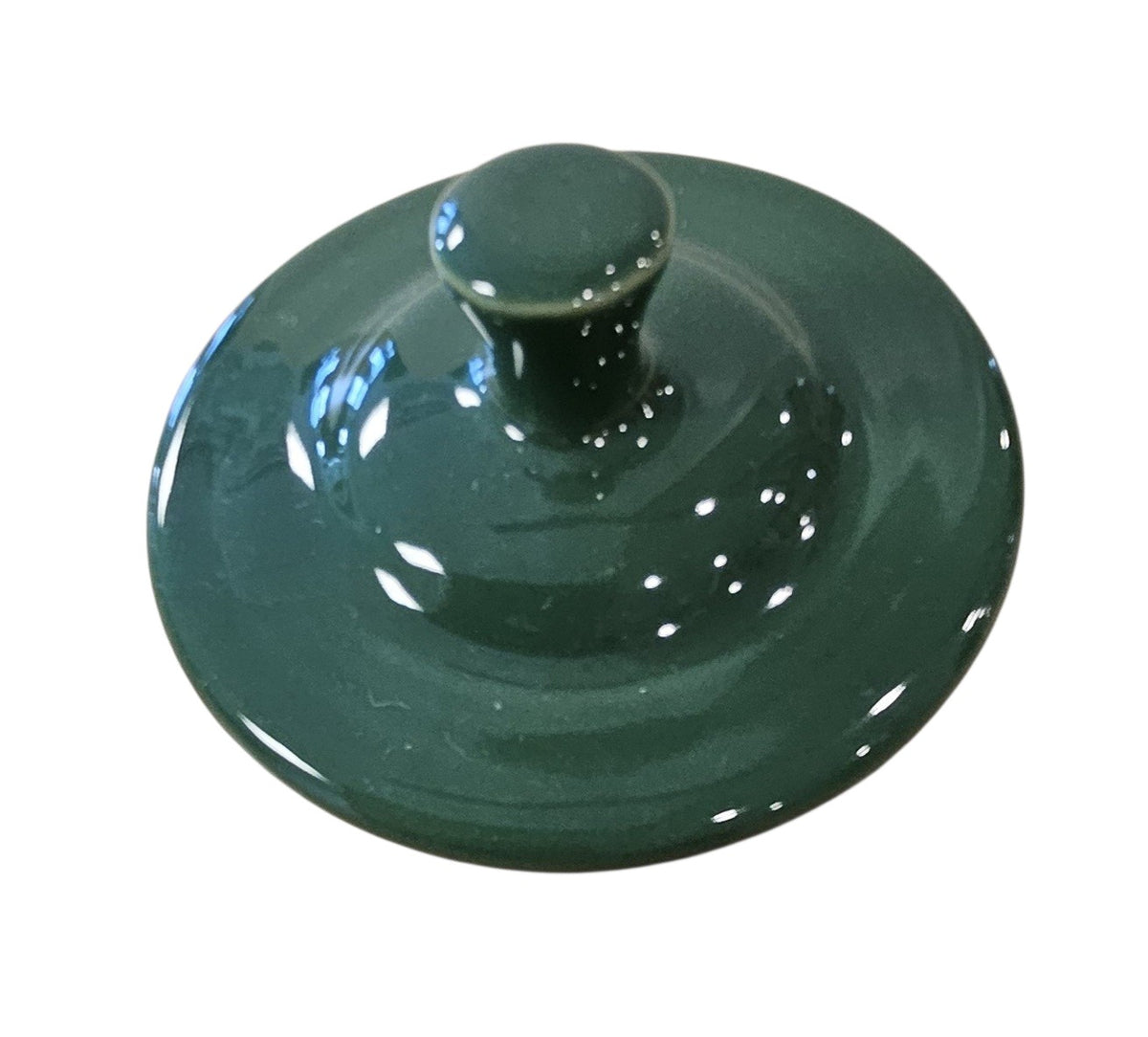 This is a Fiesta Fiestaware Creamer Pitcher Sugar Bowl with Lid on Figure Eight 8 Tray Set in jade lead-free, Post 1986, Retired Shape
