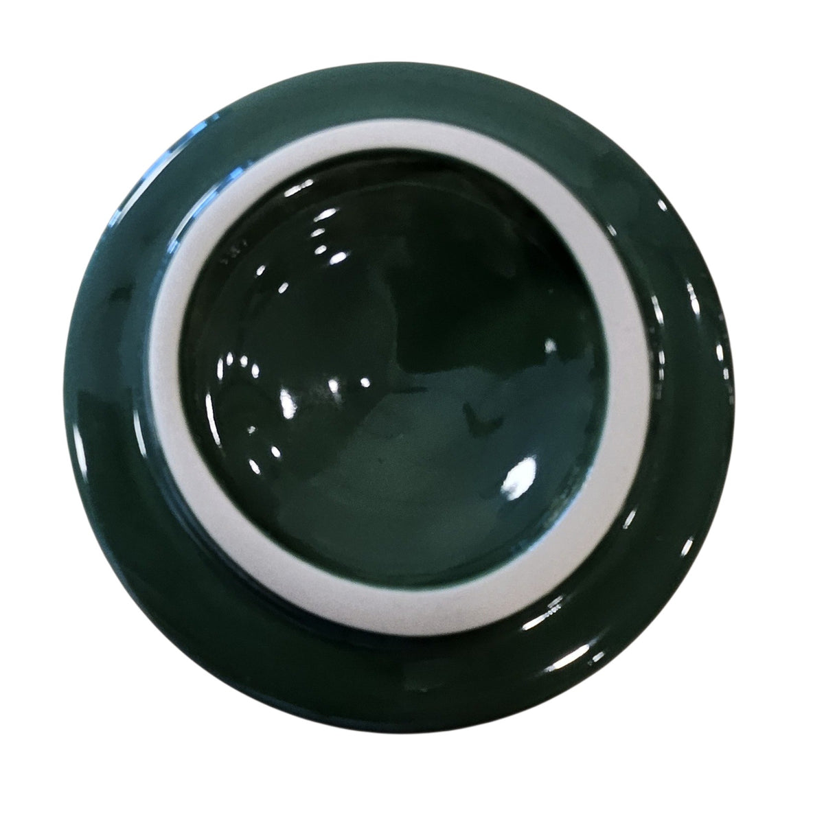 This is a Fiesta Fiestaware Creamer Pitcher Sugar Bowl with Lid on Figure Eight 8 Tray Set in jade lead-free, Post 1986, Retired Shape

