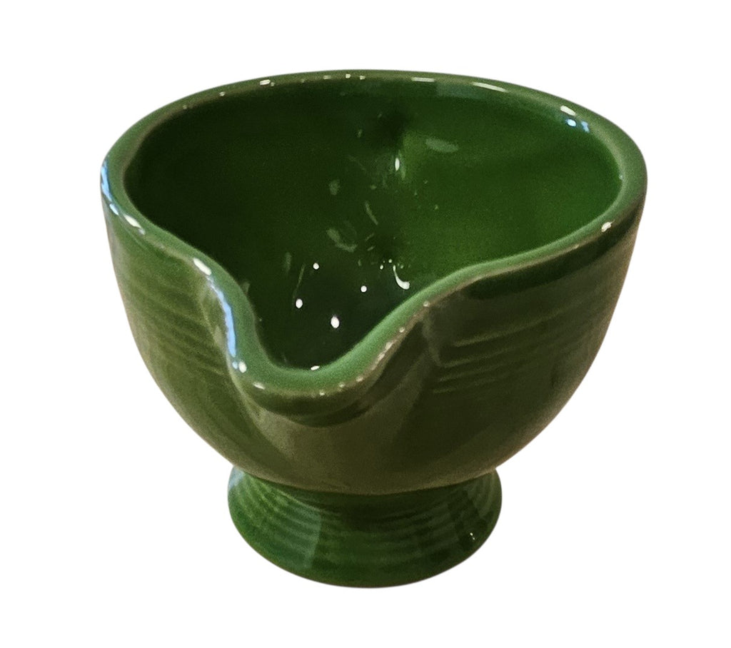 This is a Fiesta Fiestaware individual cream pitcher creamer in Shamrock. lead-free, Post 1986, Retired Color Retired Shape
