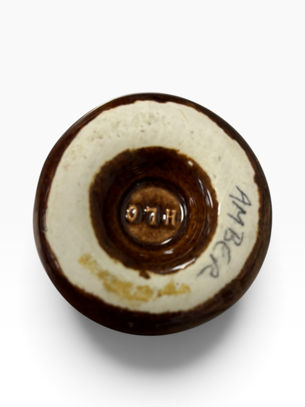 Tri-State Pottery Festival Official Doorknob in Fiesta Amberstone Amber | HLC Toss Game