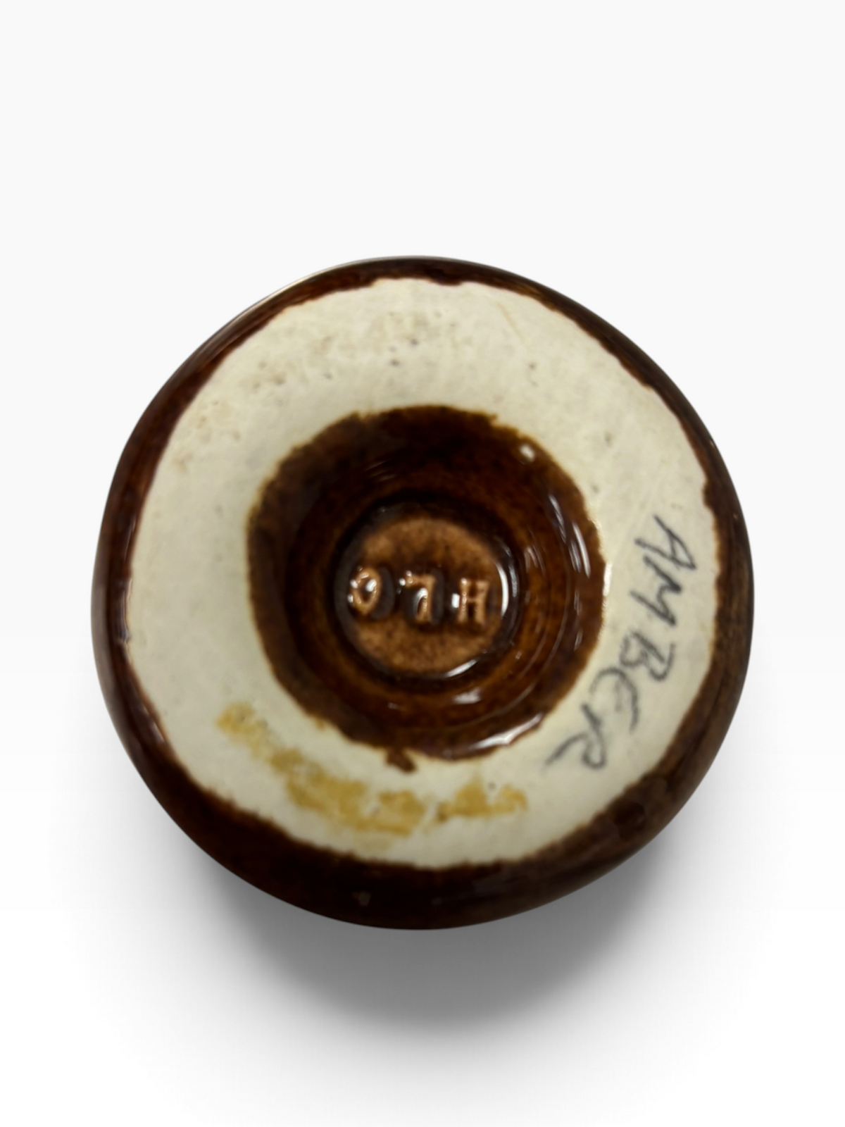 Tri-State Pottery Festival Official Doorknob in Fiesta Amberstone Amber | HLC Toss Game