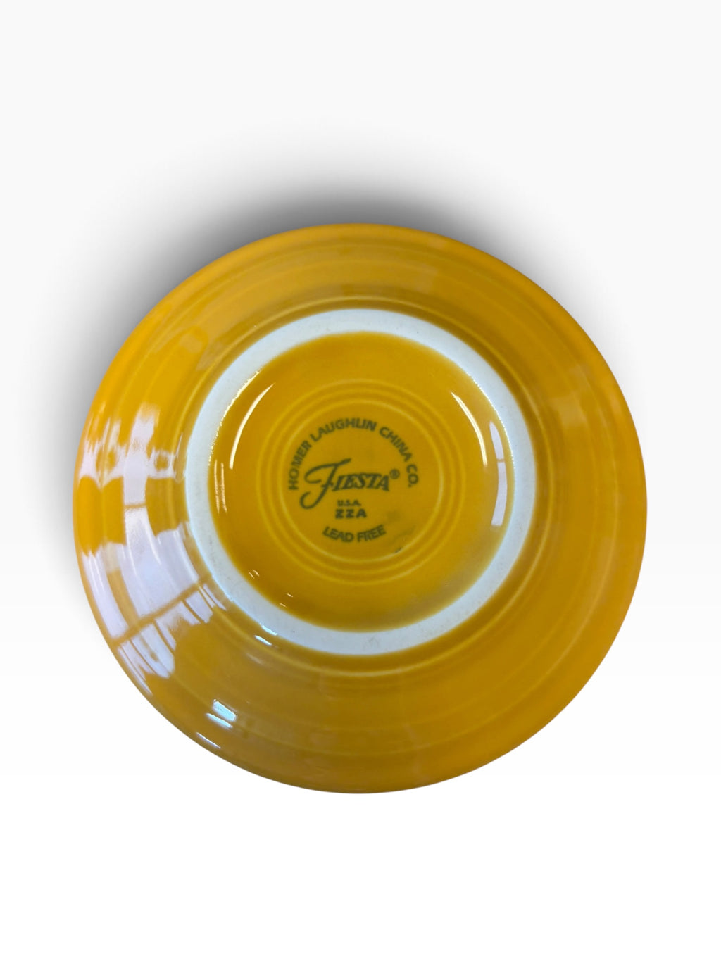 Fiesta Marigold Round Handle AD Demitasse Cup and Saucer
