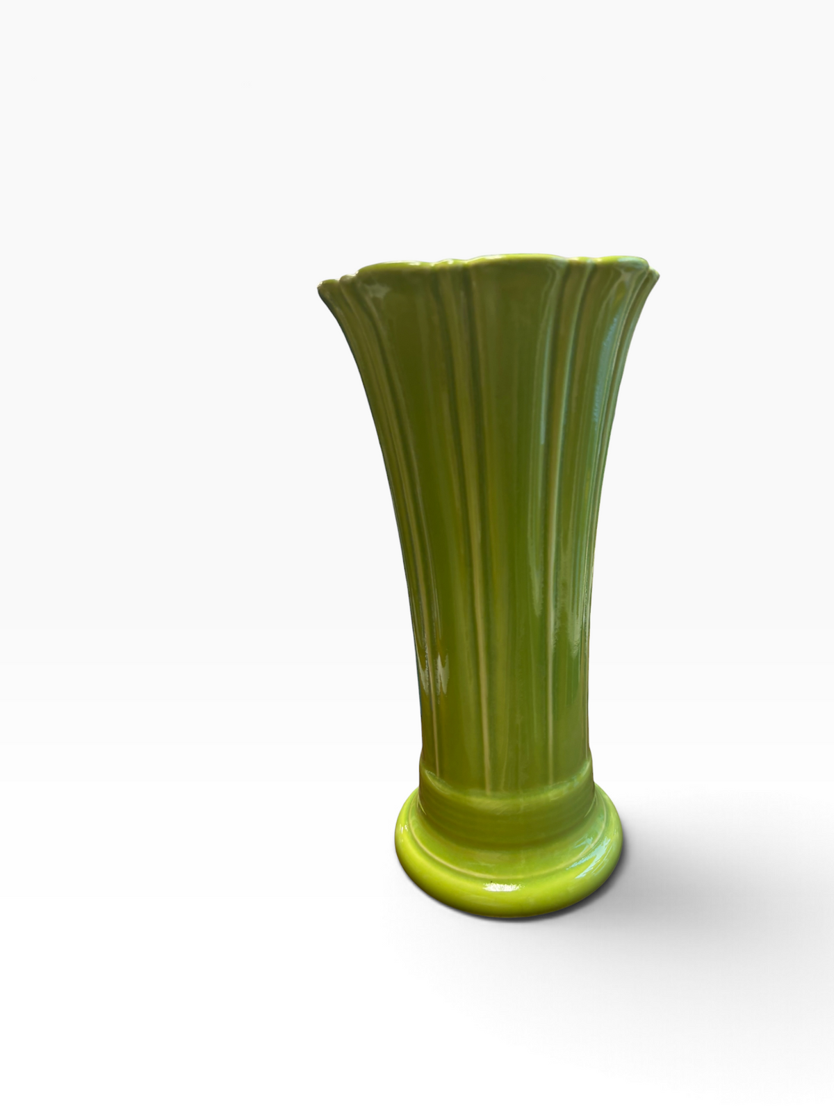 Fiesta Chartreuse Medium 9 5/8" Vase Medium Flared Vase
