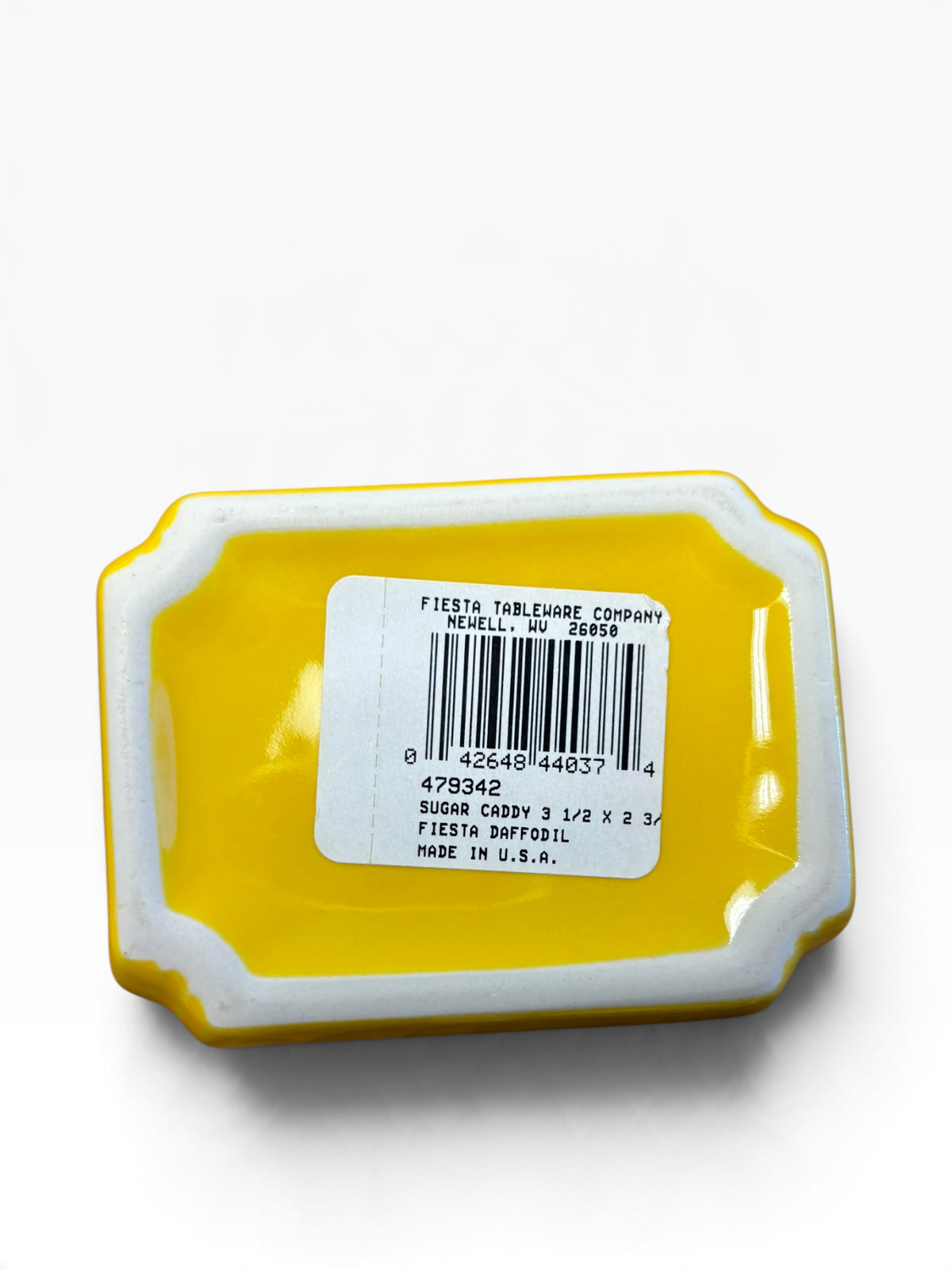 Fiesta Daffodil Sugar Packet Caddy NWT