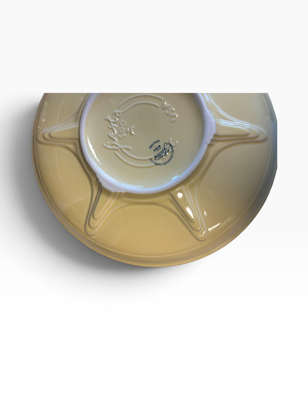 Fiesta Yellow Presentation Bowl NIB 11.5"