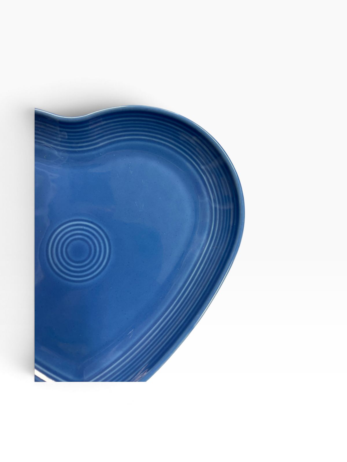 Fiesta Lapis Heart Plate Heart Shaped Plate 9"