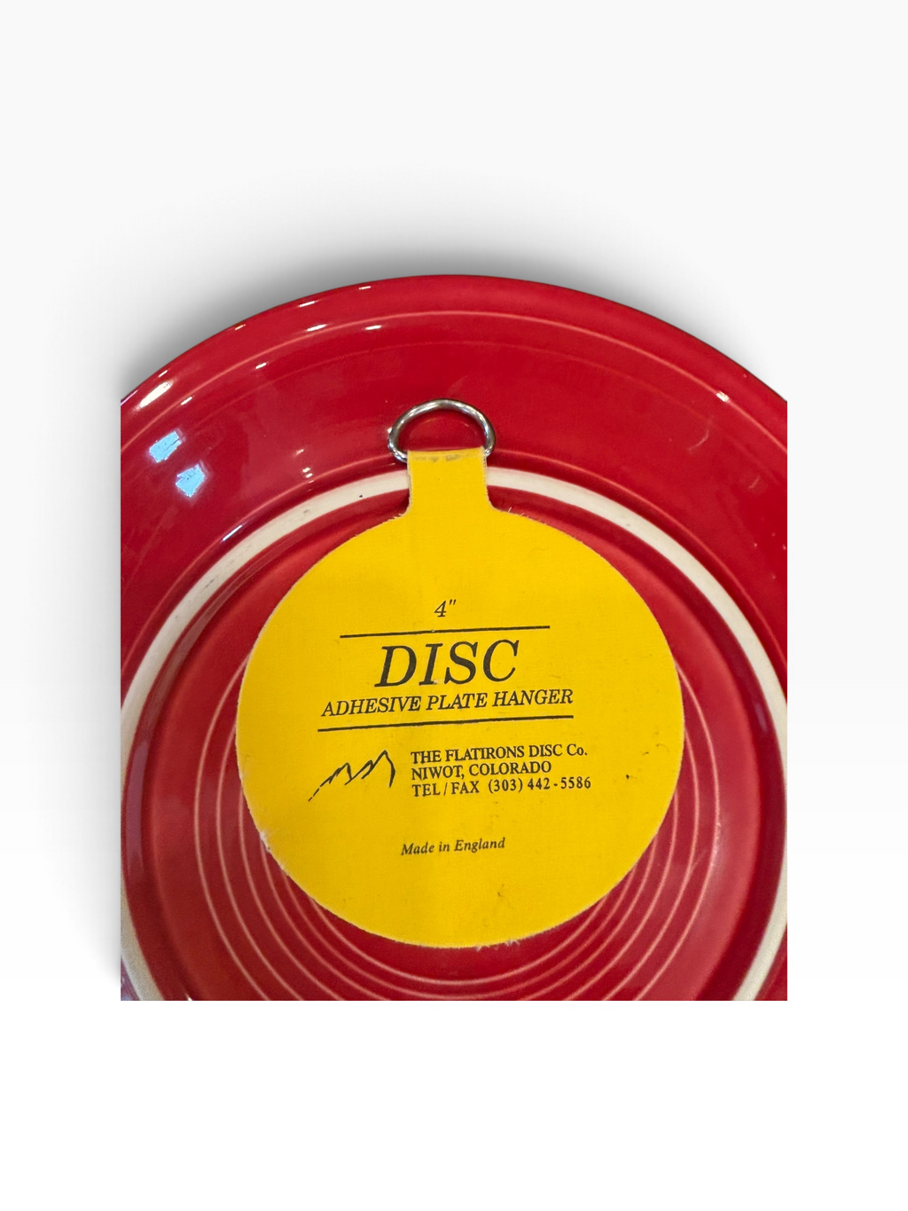 Fiesta Scarlet Genuine Fiesta Collector Dancing Lady Dinner Plate 10 1/2" HTF