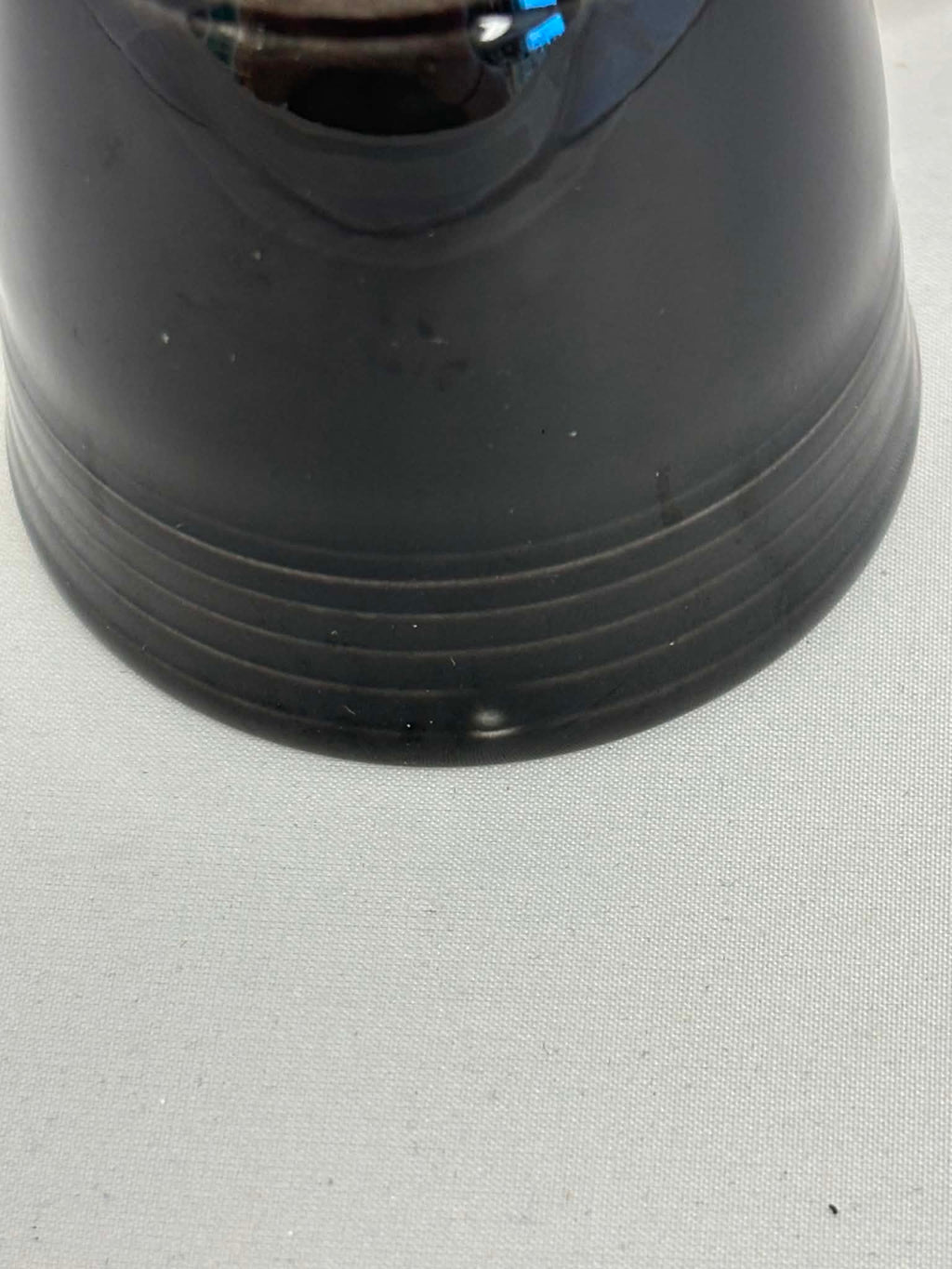 Fiesta Black Stick Handle Demitasse AD Cup & Saucer