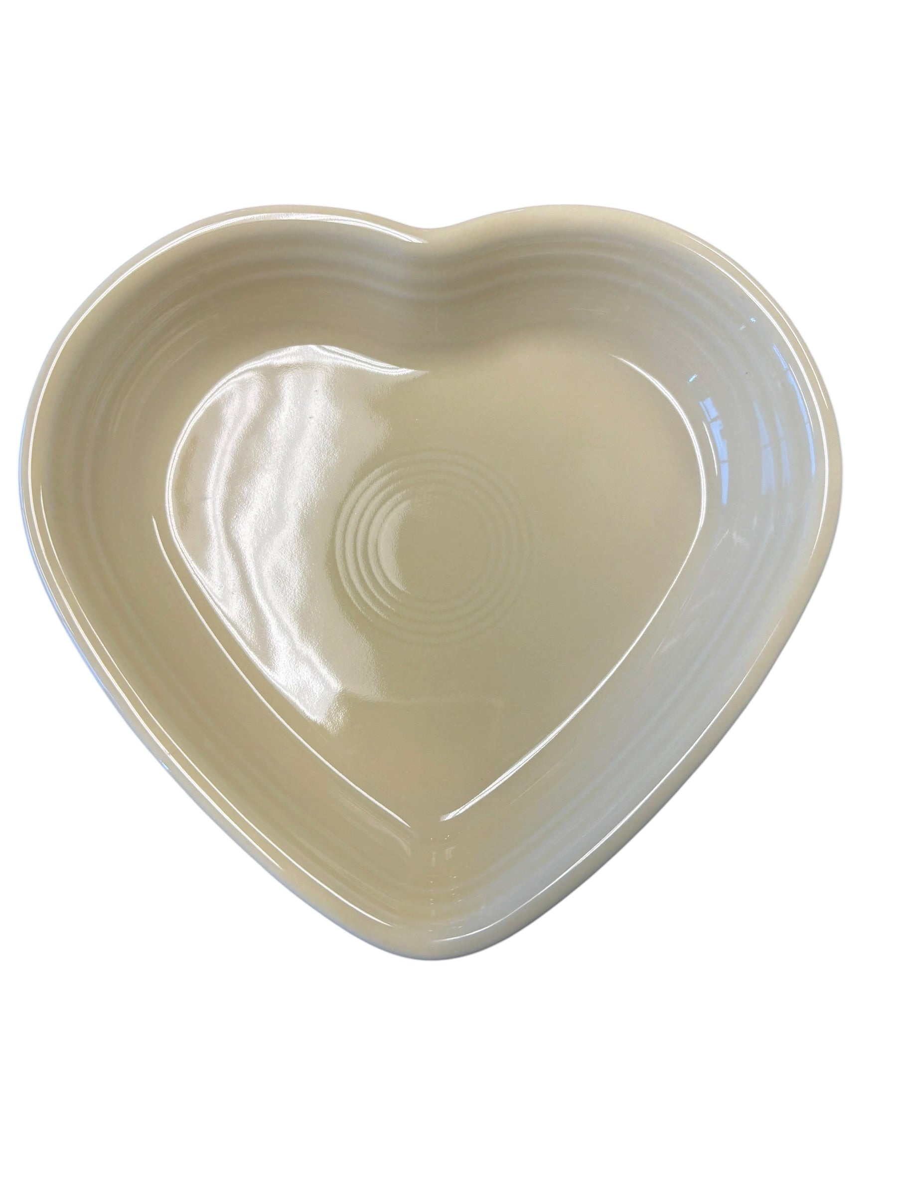 Fiesta Ivory Large Heart Bowl