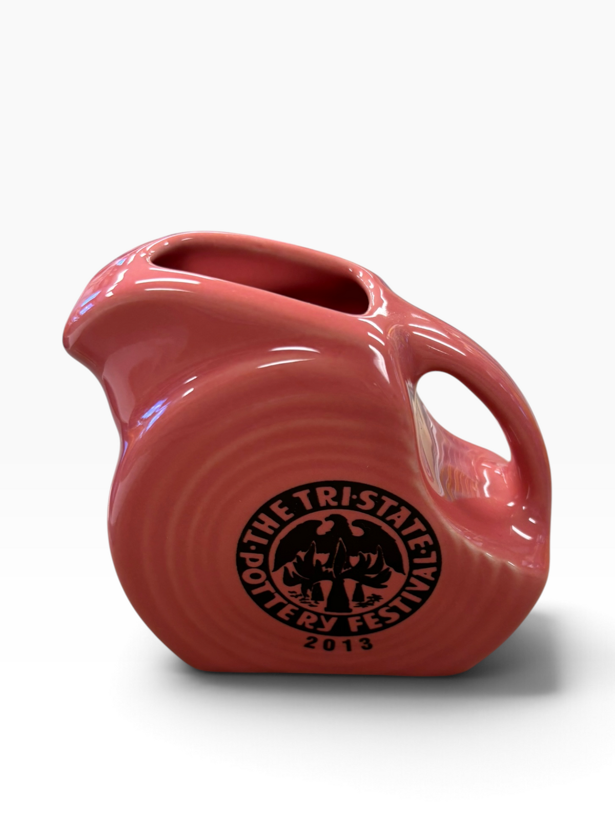 Fiesta Tri-State 2013 Tri-State Pottery Festival on Flamingo Mini Disk Mini Disc HTF