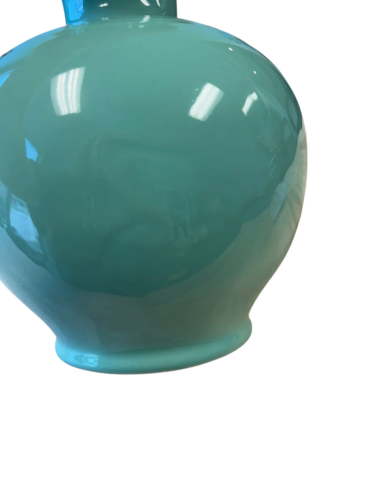 This is a Fiesta Fiestware small 60 Ounce Carafe in sea mist green. Lead-free Post 1986 Retired color retired shape
