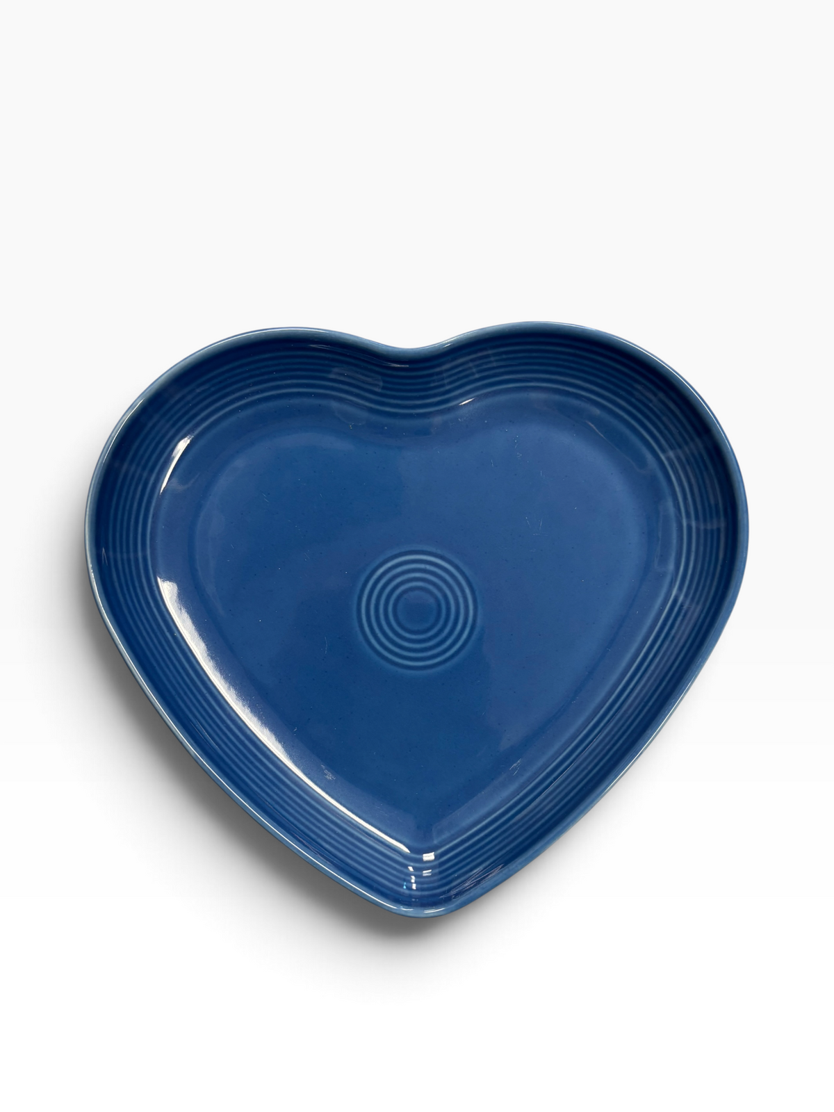Fiesta Lapis Heart Plate Heart Shaped Plate 9"
