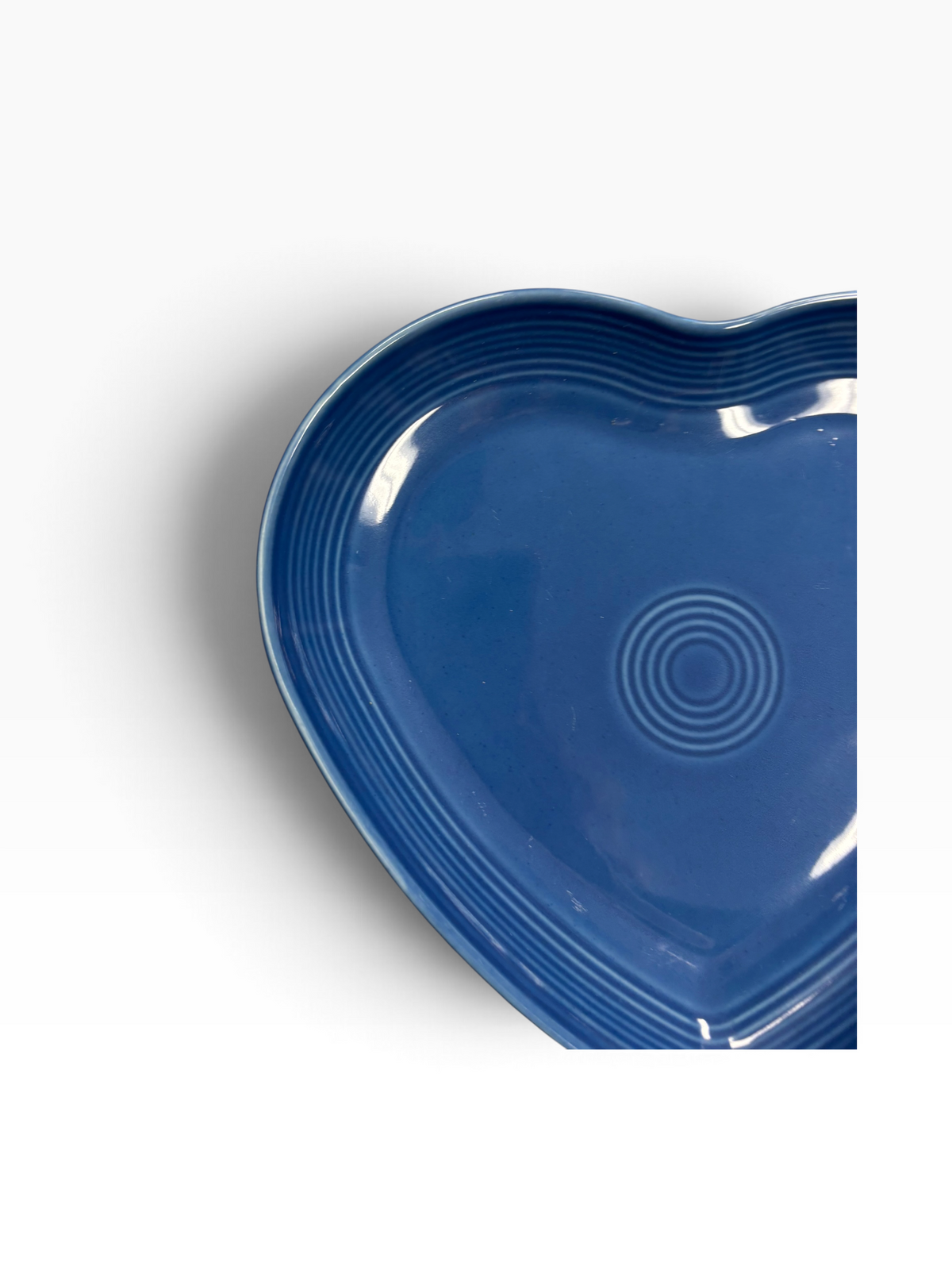 Fiesta Lapis Heart Plate Heart Shaped Plate 9"