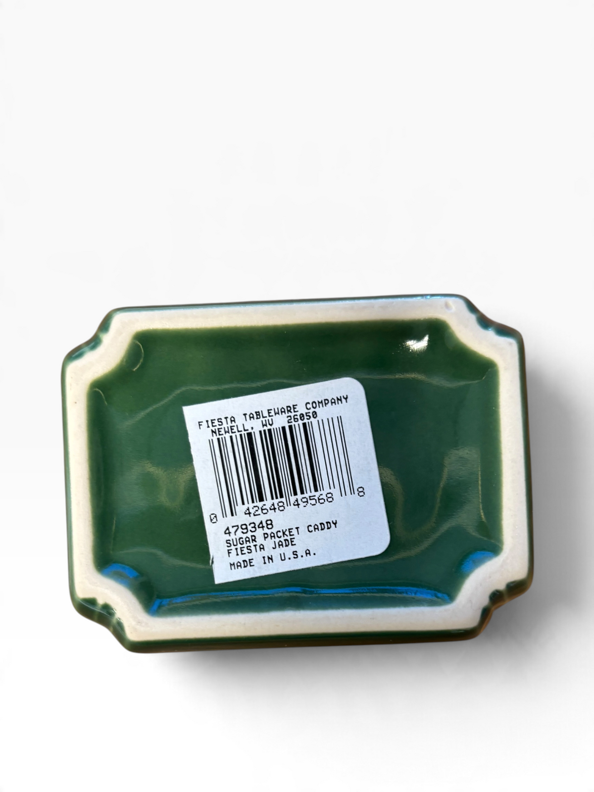 Fiesta Jade Sugar Packet Caddy